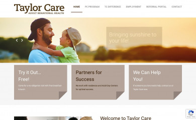 taylorcare.com screenshot