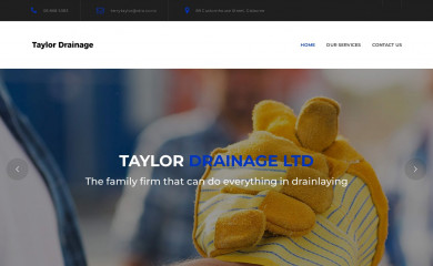 taylordrainage.co.nz screenshot