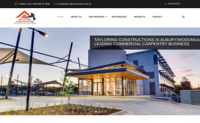 tayloringconstructions.com.au screenshot