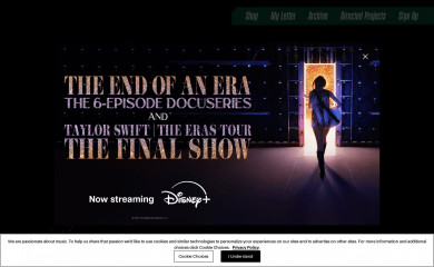 taylorswift.com screenshot