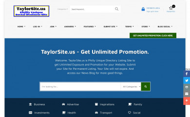 taylorsite.us screenshot