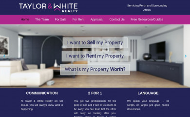 taylorwhite.com.au screenshot