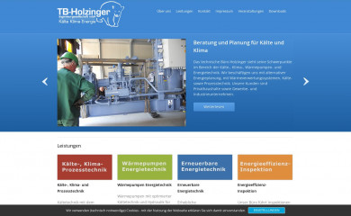 tb-holzinger.at screenshot