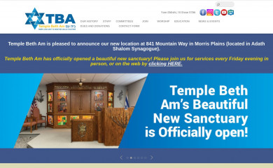 tbaparsippany.org screenshot