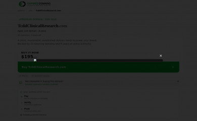 tcddclinicalresearch.com screenshot