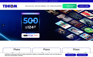 tdkom.com.br screenshot
