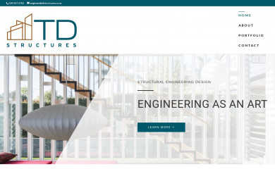 tdstructures.co.nz screenshot