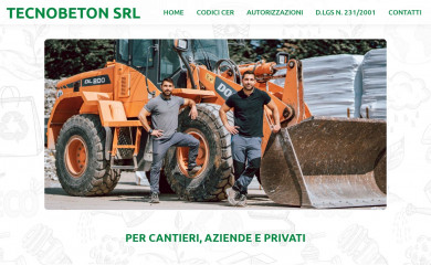 tecnobeton.eu screenshot