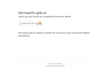 tecnopolis.gob.ar screenshot