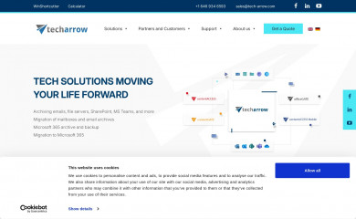 tech-arrow.com screenshot