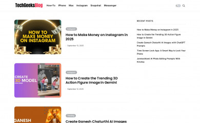 techgeeksblog.com screenshot