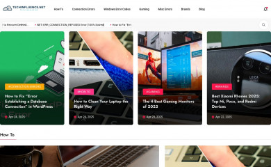 techinfluence.net screenshot