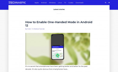 technastic.com screenshot