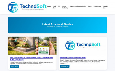 techndsoft.com screenshot