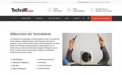 technikklinik.de screenshot
