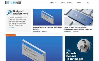 technipages.com screenshot