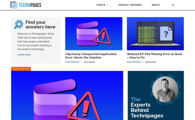 technipages.com screenshot