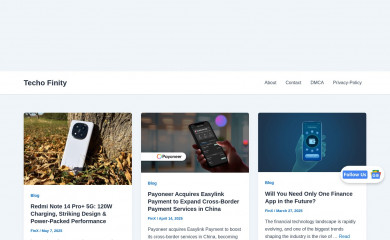 techofinity.in screenshot