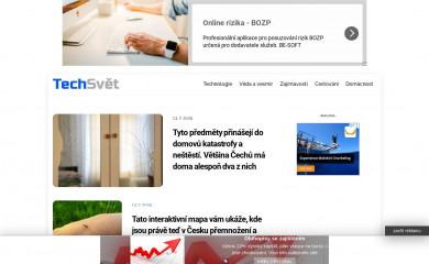 techsvet.cz screenshot