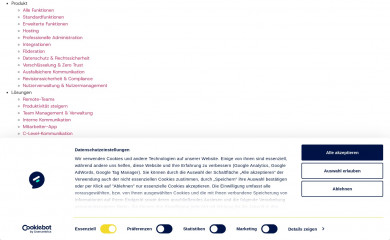 teamwire.eu screenshot