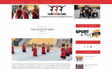 teamgymbellinge.dk screenshot