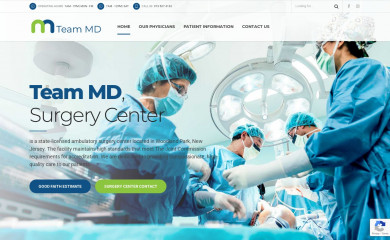 teammdsurgerycenter.com screenshot