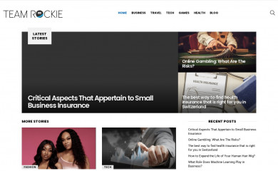 teamrockie.com screenshot