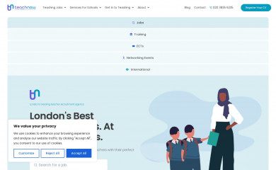 teach-now.co.uk screenshot