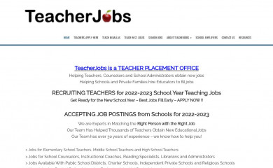teacherjobs.com screenshot