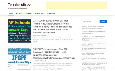 teachersbuzz.in screenshot