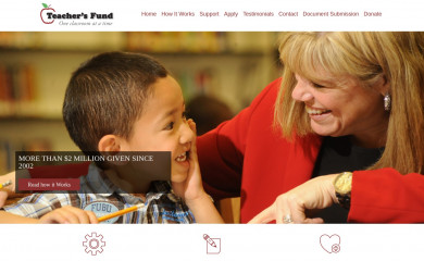 teachersfund.org screenshot