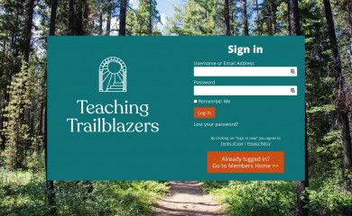 teachingtrailblazers.com screenshot