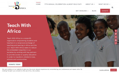 teachwithafrica.org screenshot