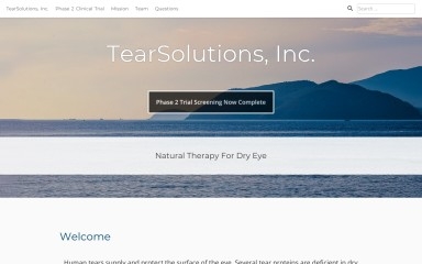 tearsolutions.com screenshot
