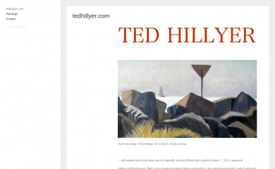 tedhillyer.com screenshot