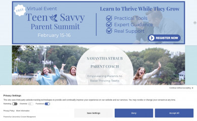 teensavvycoaching.com screenshot