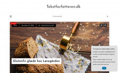 tekstforfatteren.dk screenshot