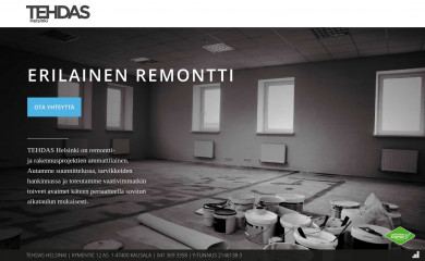 tehdashelsinki.fi screenshot