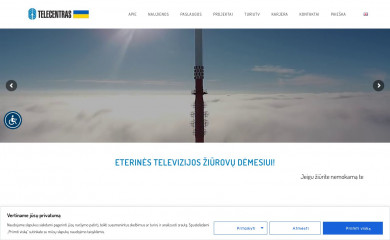 telecentras.lt screenshot