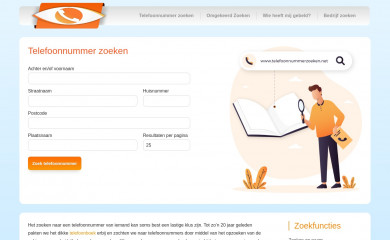 telefoonnummerzoeken.net screenshot