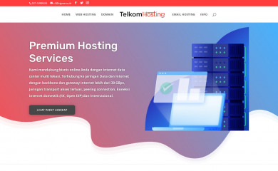 telkomhosting.com screenshot