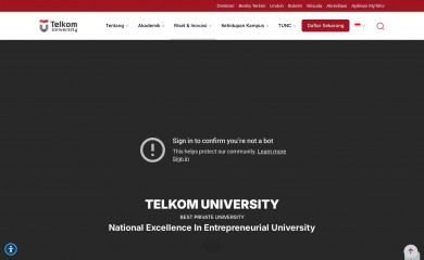 telkomuniversity.ac.id screenshot