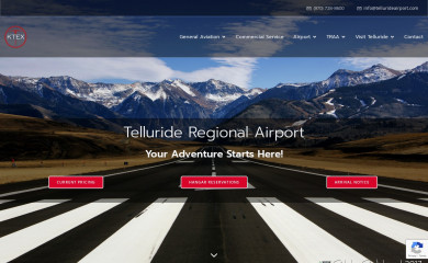 tellurideairport.com screenshot