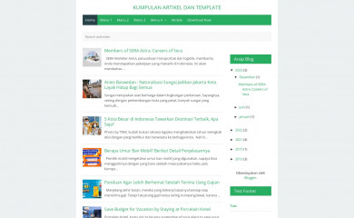 Blue Blog screenshot