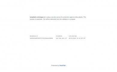 https://template1.rockstage.io screenshot