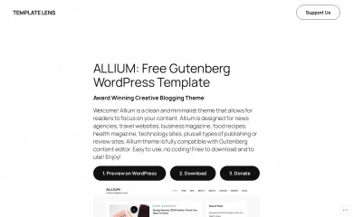 Allium screenshot