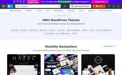 http://www.templatemonster.com/wordpress-themes screenshot