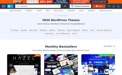 http://www.templatemonster.com/wordpress-themes.php screenshot