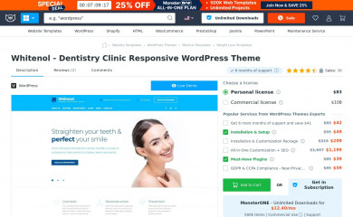 Whitenol screenshot