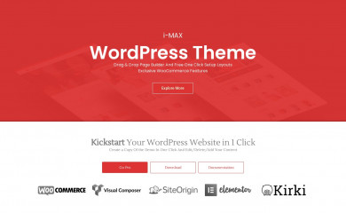 http://www.templatesnext.org/i-max/ screenshot
